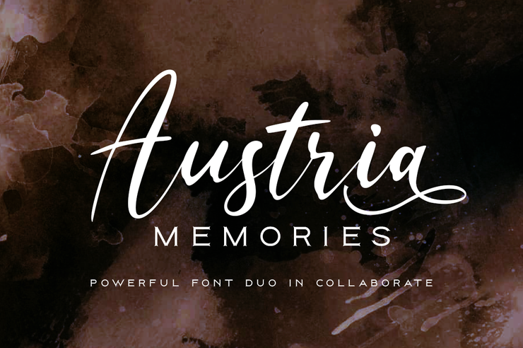 Austria Memories Serif字体 2