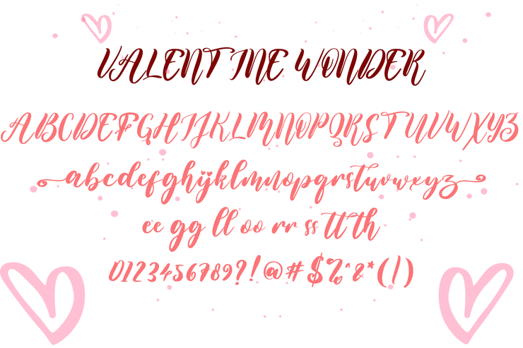 Valentine Wonder字体 1