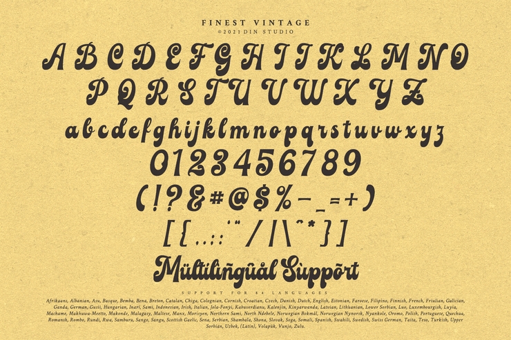 Finest Vintage Regular字体 3