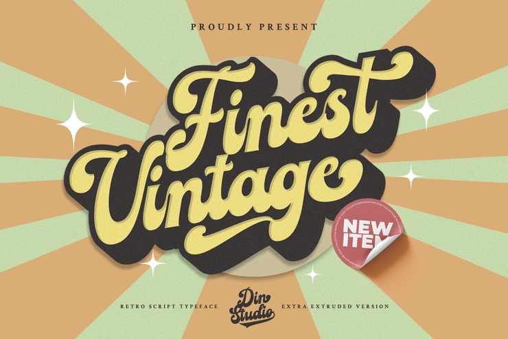Finest Vintage Regular字体 4