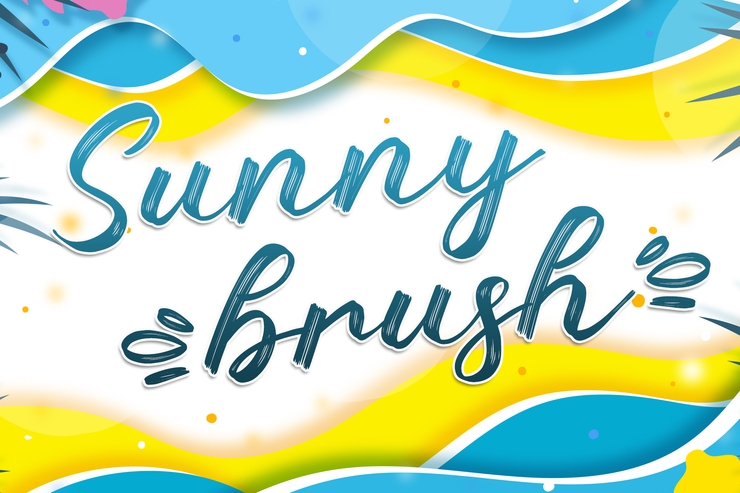 Sunny Brush字体 1