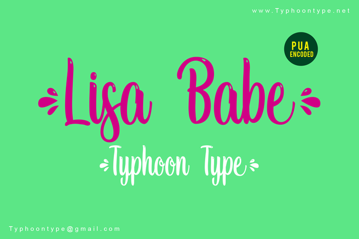 Lisa Babe -字体 1