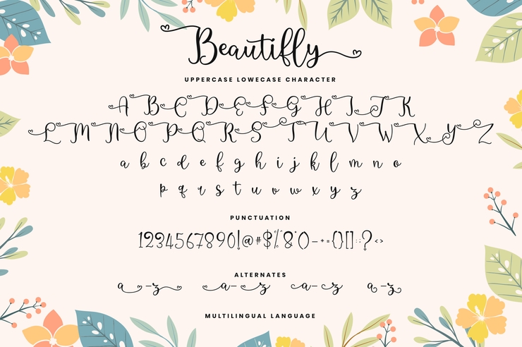 beautifly Script字体 2
