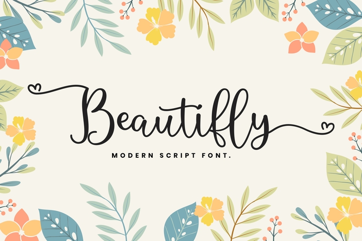 beautifly Script字体 3