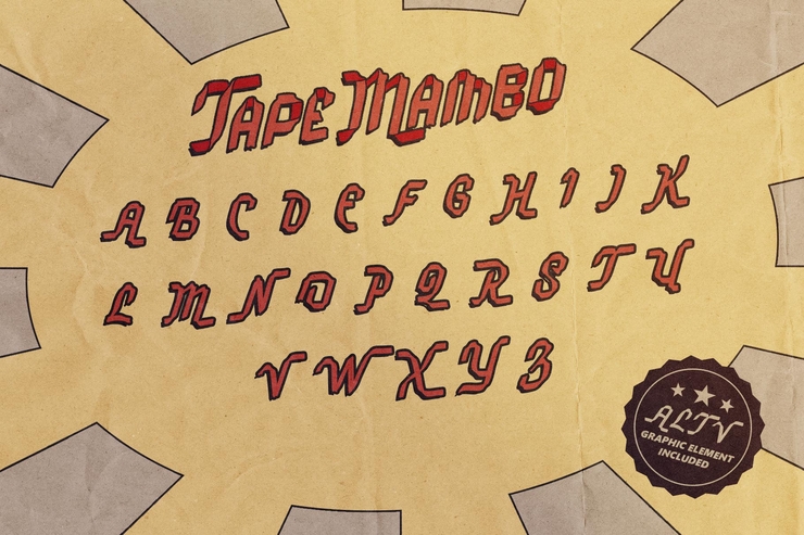 Tape Mambo字体 1