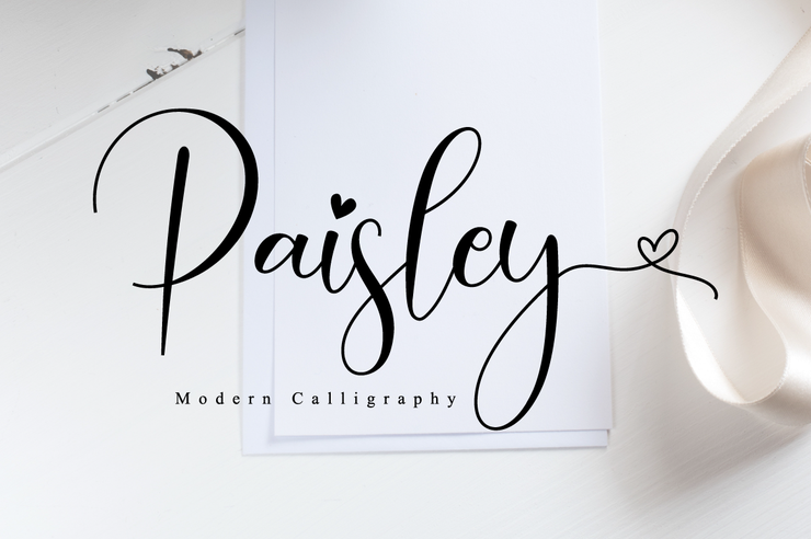 Paisley字体 1