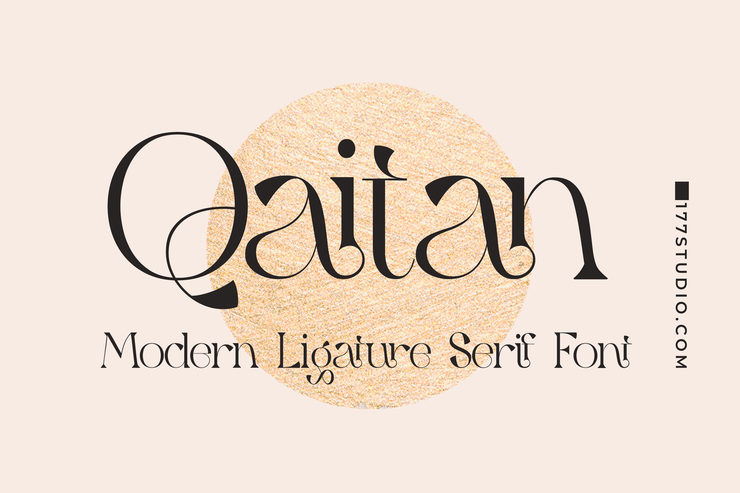 Qaitan Serif字体 5