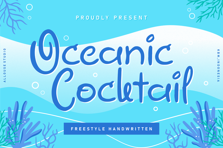 Oceanic Cocktail字体 2