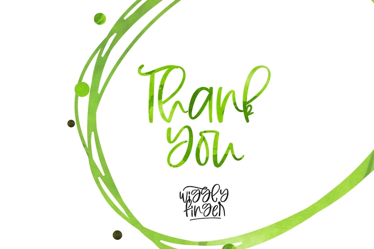 Wiggly Finger字体 2