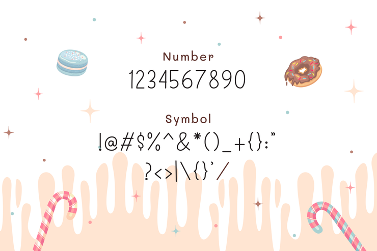 Donut & Candy字体 2
