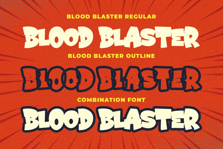 Blood Blaster字体 5