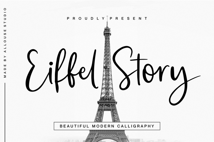 Eiffel Story Reguler字体 9
