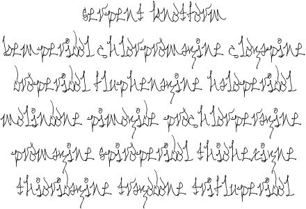 Serpent Knotform字体 1