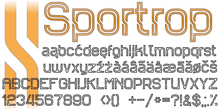 Sportrop字体 1