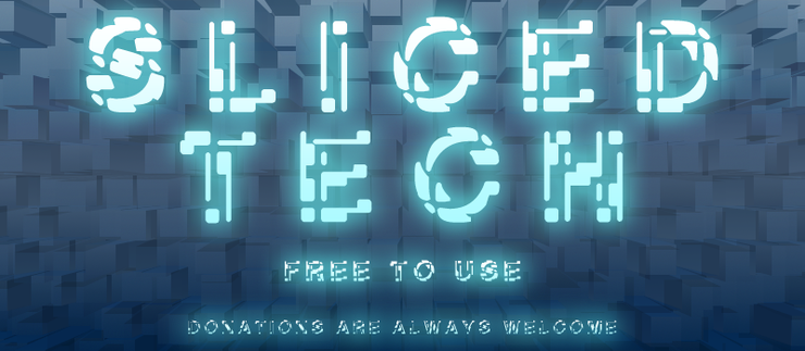 Sliced-Tech字体 1