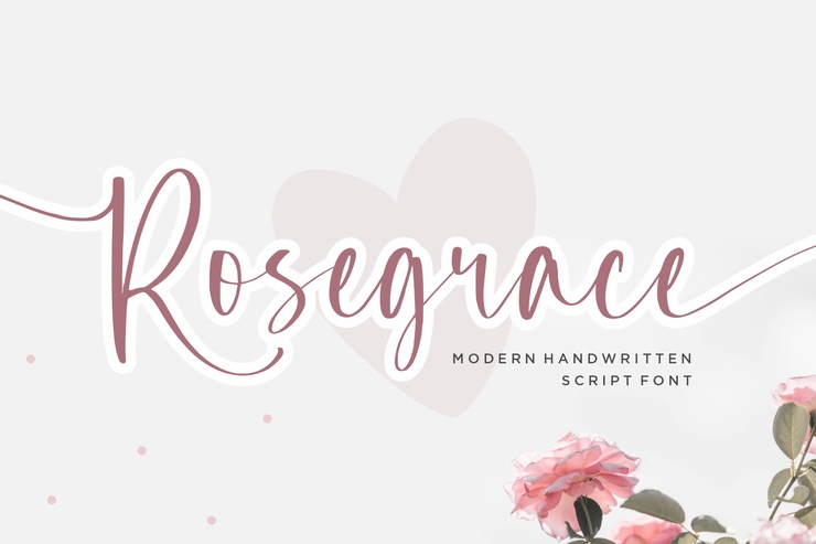 Rosegrace字体 1