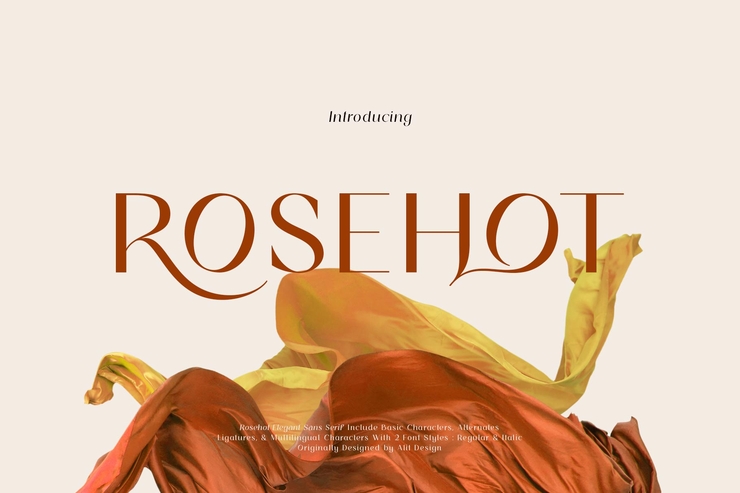 Rosehot version字体 5