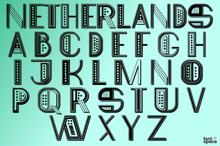 Netherlands字体 1