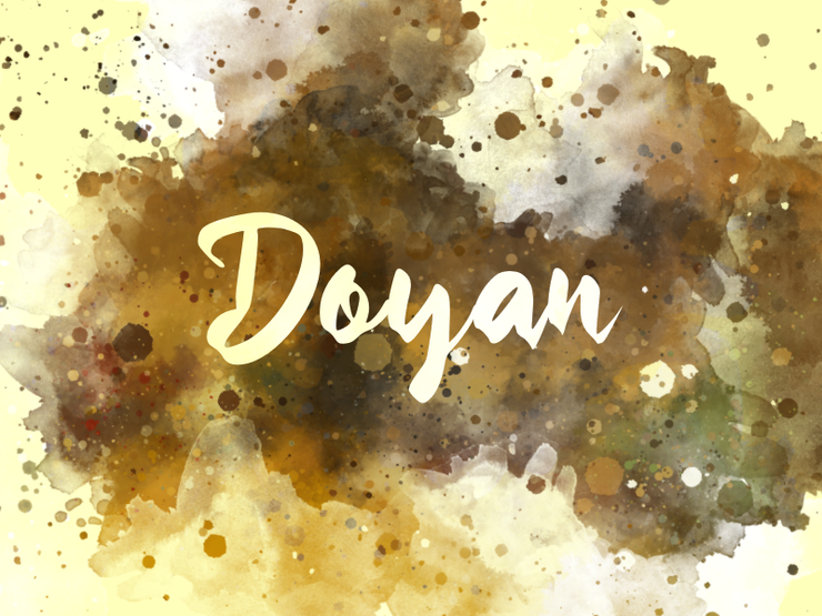 d Doyan字体 1
