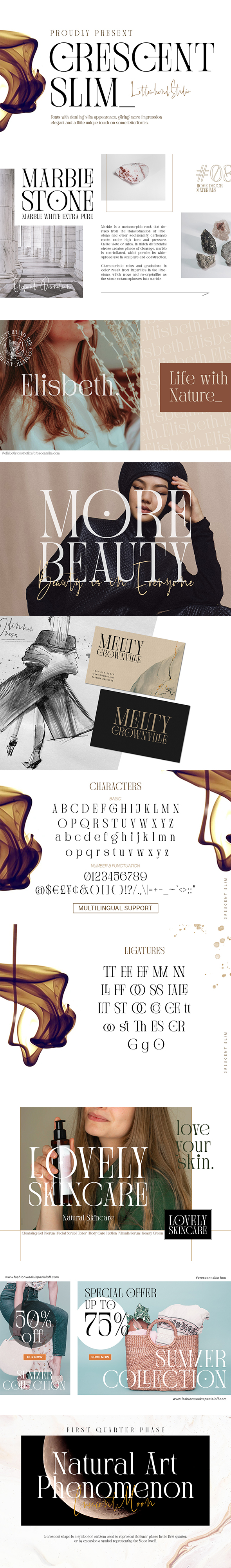 Crescent Slim字体 2