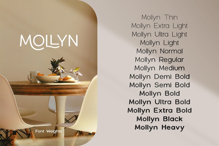 Mollyn字体 7