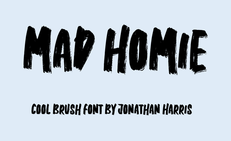 Mad Homie字体 1