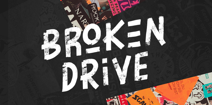 Broken Drive字体 1