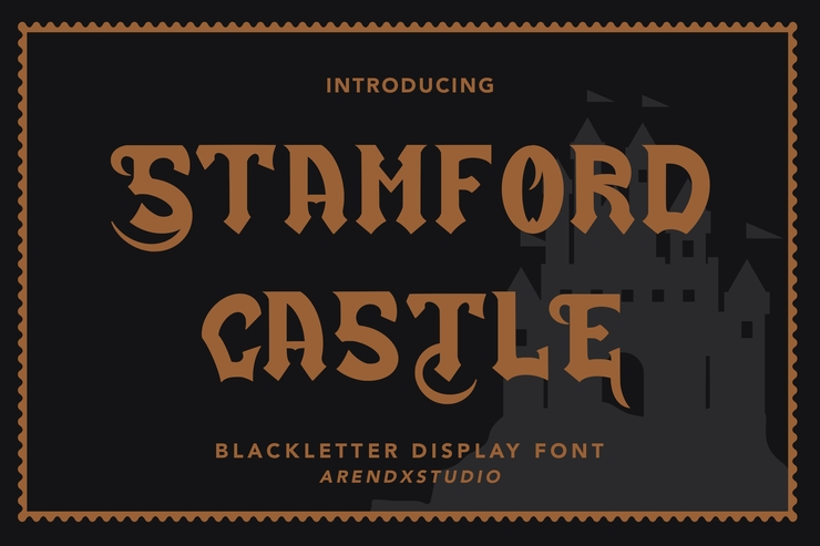 Stamford Castle字体 7