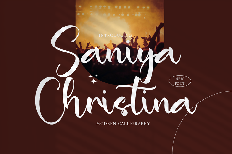 Saniya Christina字体 3