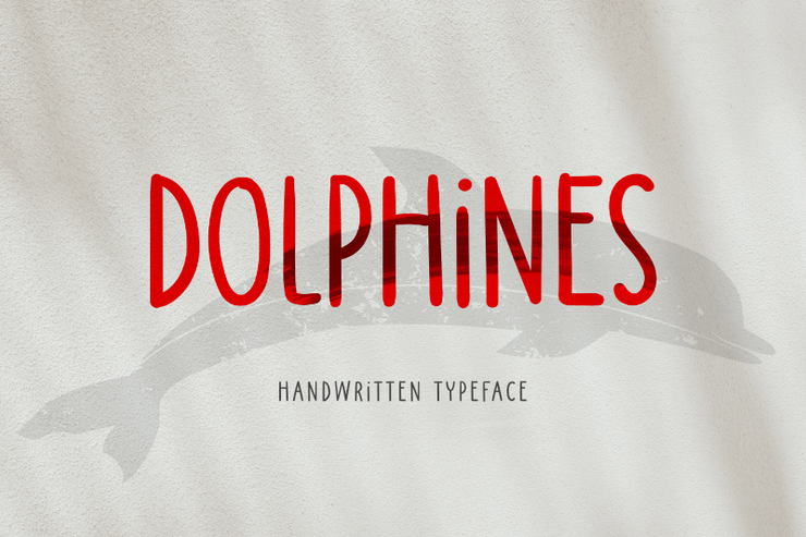 DOLPHINES字体 3