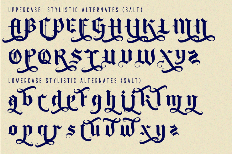 Aubange Belgium字体 6