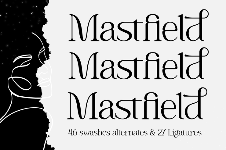 Mastfield字体 5