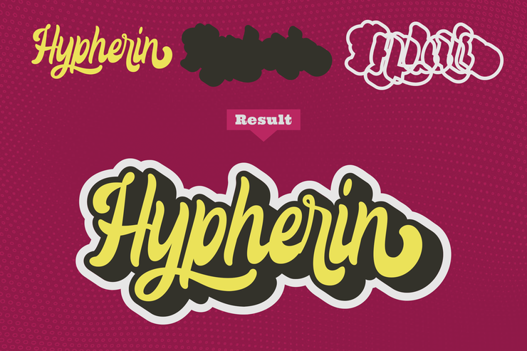 Hypherin字体 8