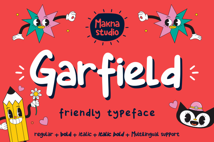 Garfield字体 5