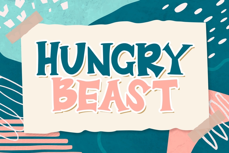 Hungry Beast字体 10