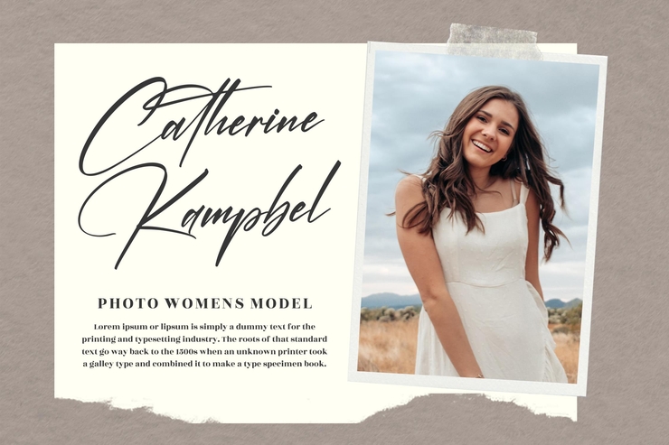 Cantika Beauty字体 4