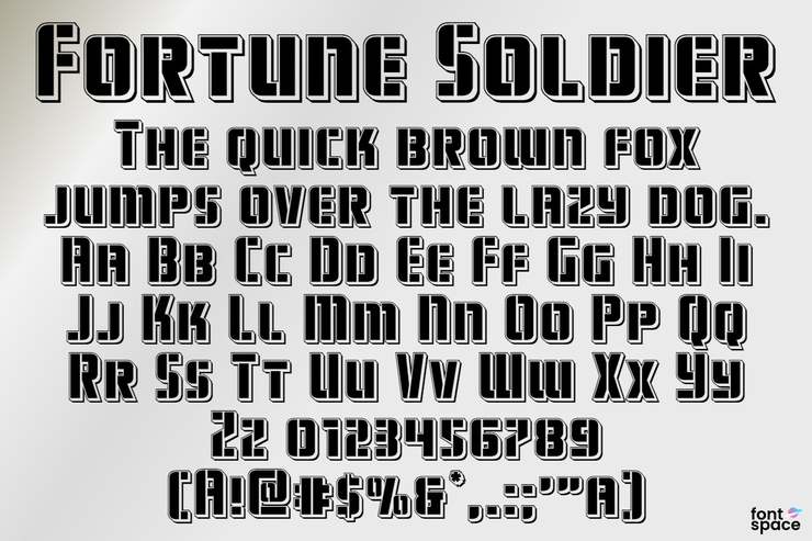 Fortune Soldier字体 4