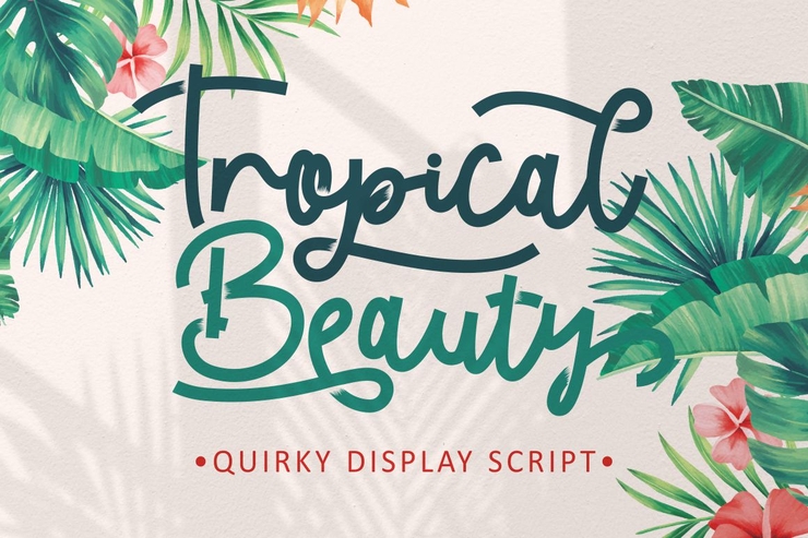 Tropical Beauty字体 1