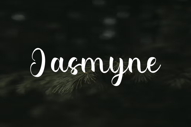 Jasmyne字体 3