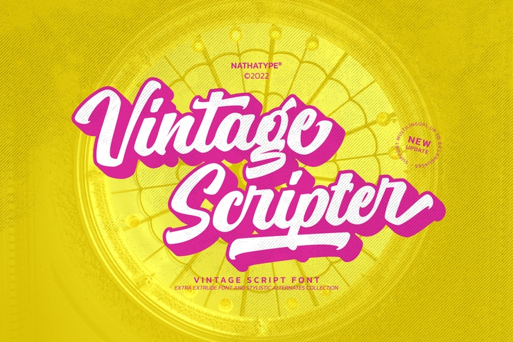 Vintage Scripter字体 2