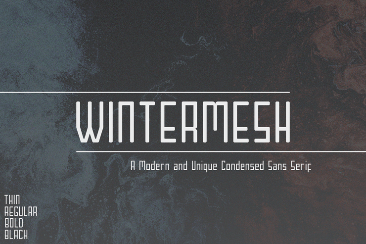 Wintermesh字体 2