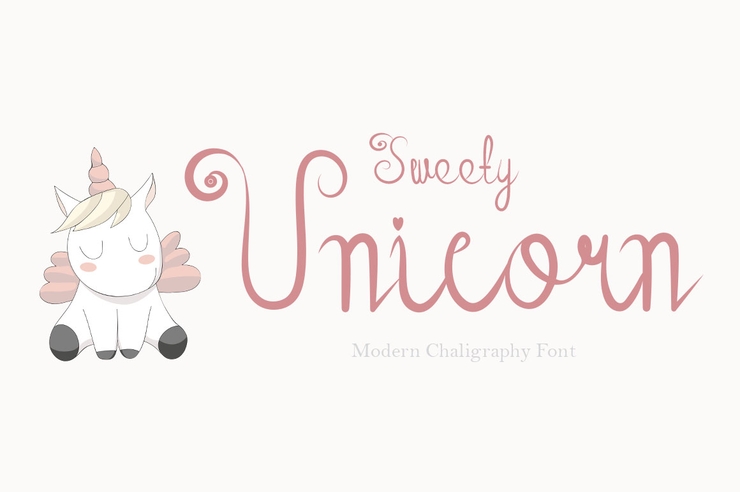 Sweetyunicorn字体 1