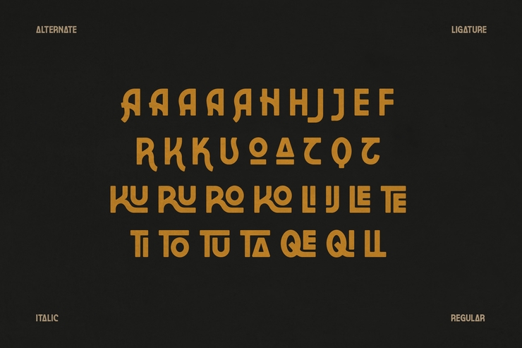 ROMALIKA字体 4
