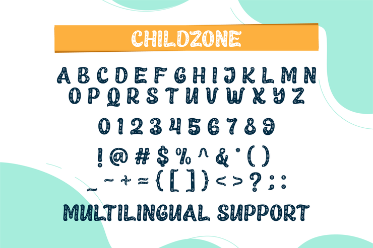 Childzone字体 4