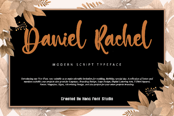 Daniel Rachel字体 1