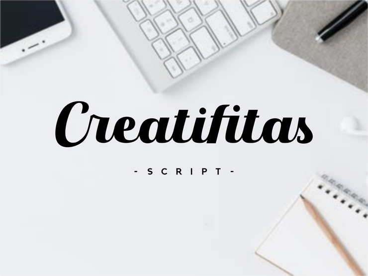 Creatifitas字体 3