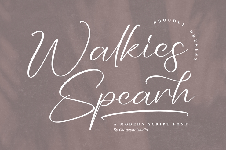 Walkies Spearh字体 1