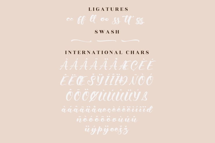 Calistelo Delisha字体 8