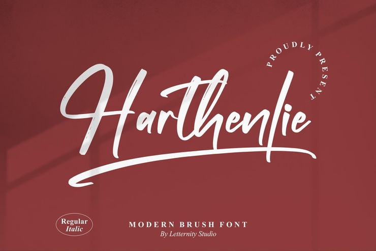 Harthenlie字体 8