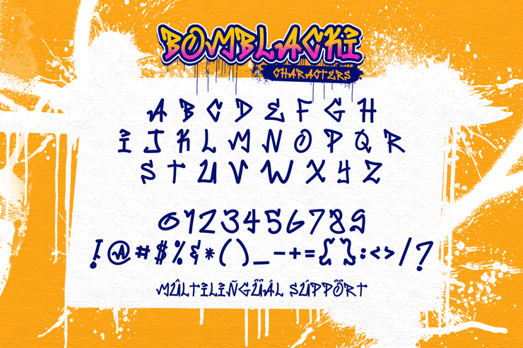 BOMBLACKI字体 2
